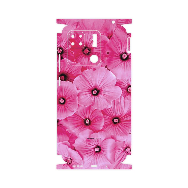 برچسب پوششی ماهوت مدل Pink-Flower-FullSkin مناسب برای گوشی موبایل شیائومی Redmi 10A