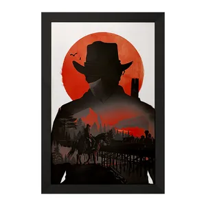 تابلو خندالو مدل رد دد (Red Dead) کد F4461