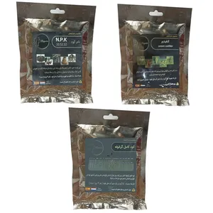 کود فسفر ریشه زایی (10-52-10) و کود کامل گرانوله و کنفیدور مدل raw material وزن 150 گرم بسته 3 عددی