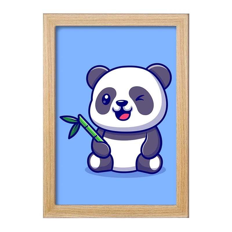 تابلو خندالو مدل حیوانات بامزه پاندا کد 25420