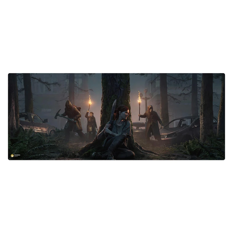 ماوس پد هومرو مدل HX175 طرح The Last of Us سایز 40x100 سانتی‌متر