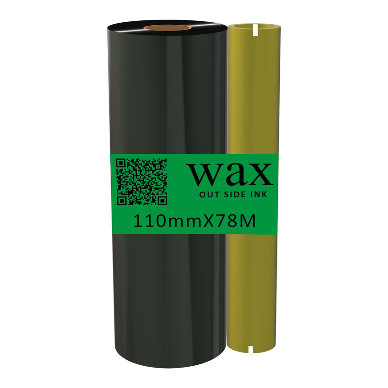 ریبون پرینتر لیبل زن مدل Wax 110mmx75m