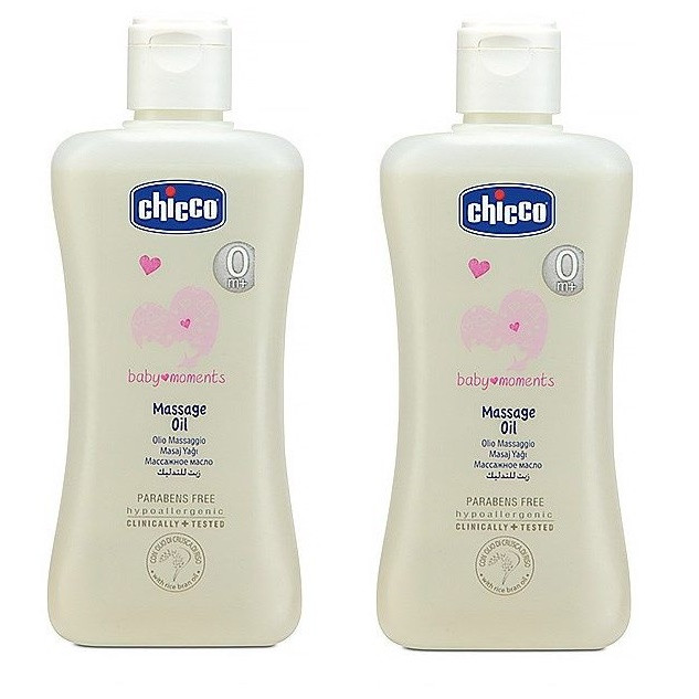 روغن بچه چیکو مدل massage حجم 200 میلی لیتر مجموعه دو عددی
