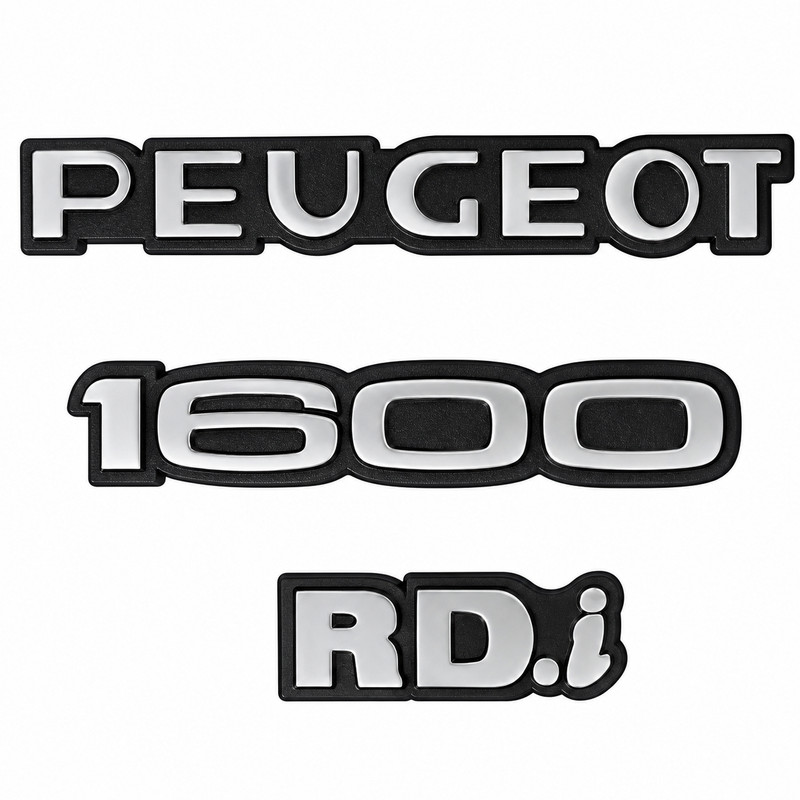 آرم صندوق عقب خودرو چیکال کد P-2030-660-655 مناسب برای پژو آردی بسته 3 عددی