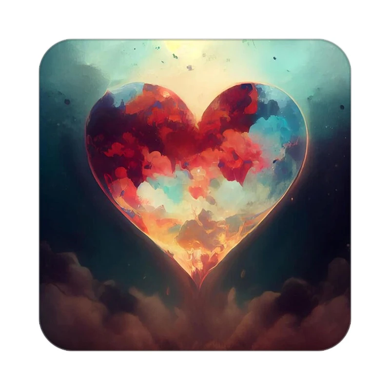 زیر لیوانی کاکتی مدل عاشقانه کد mp13628