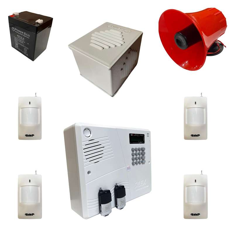 سیستم امنیتی دزدگیر بیسیم سایلکس مدل SG8-lite