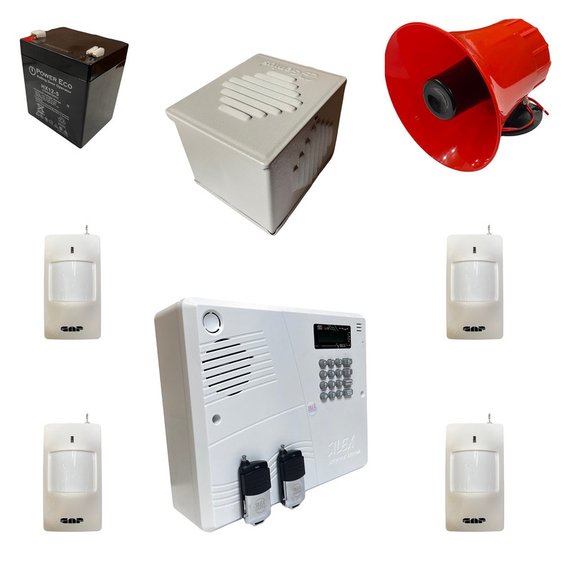 سیستم امنیتی دزدگیر بیسیم سایلکس مدل SG8-lite