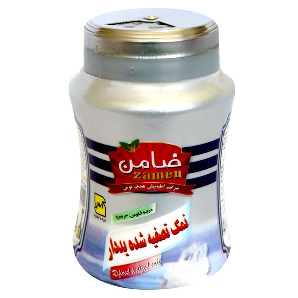 نمک تصفیه شده کریستاله یددار ضامن - 300 گرم