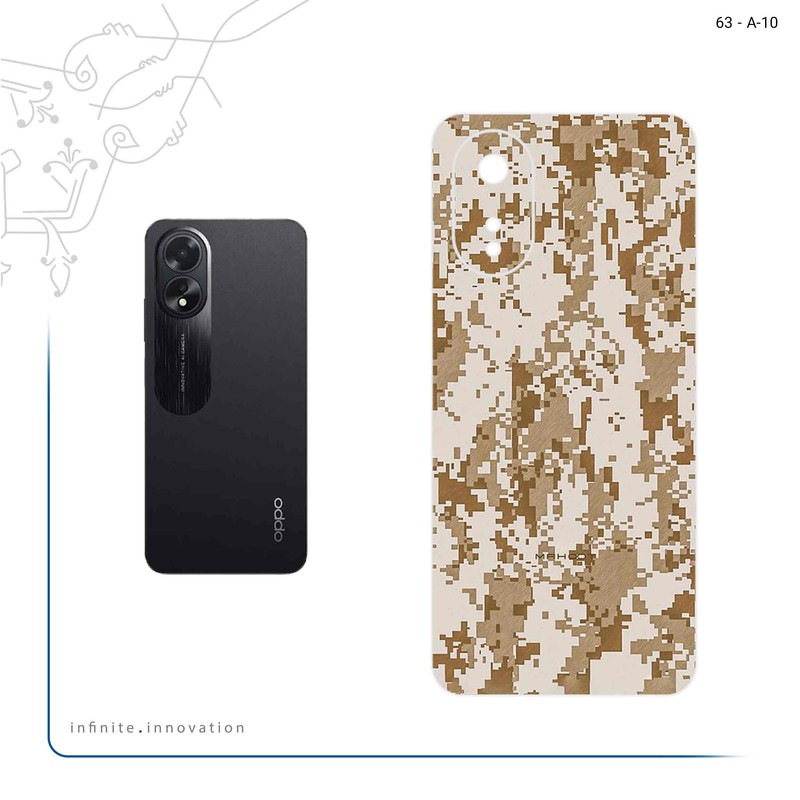 برچسب پوششی ماهوت مدل Army_Desert_Pixel مناسب برای گوشی موبایل اپو A38