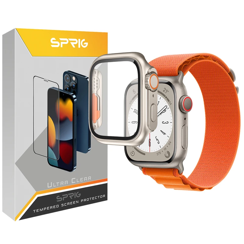 بند اسپریگ مدل َAlpine-Faceoff مناسب برای اپل واچ Series 8 Aluminum 45mm / Series 7 Aluminum 45mm به همراه کاور