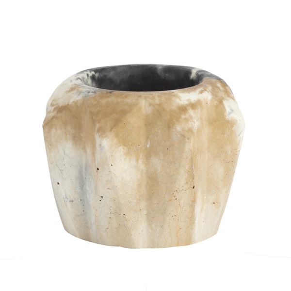 گلدان دکوسیتی طرح سنگ مدل سانرایز