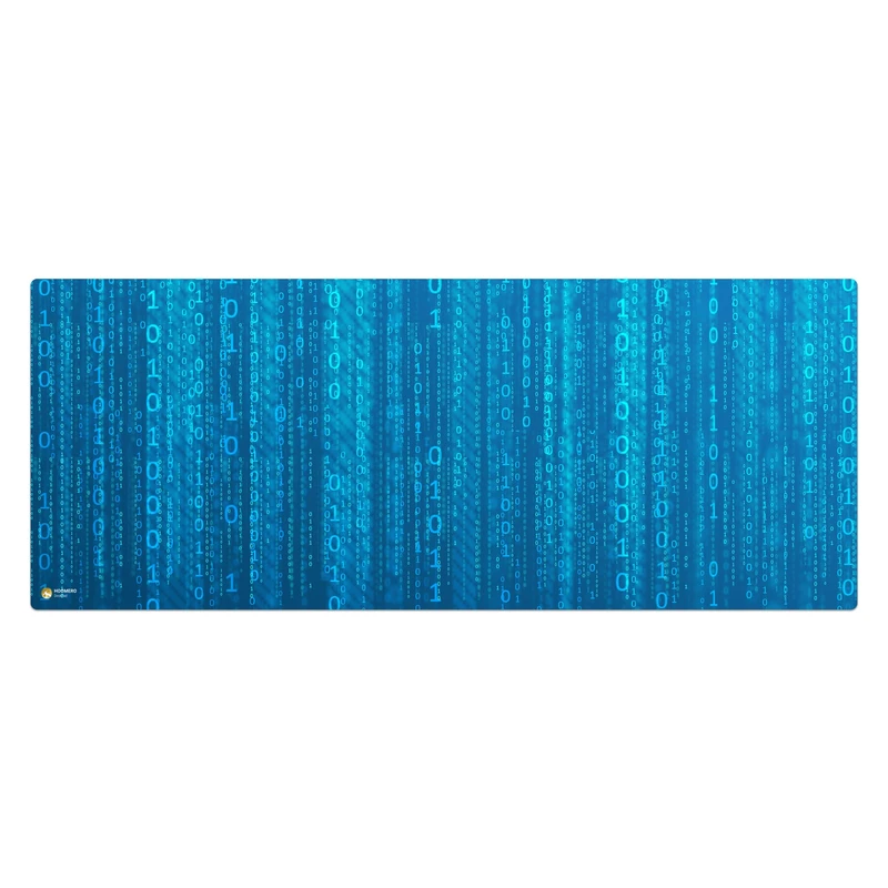 ماوس پد هومرو مدل HX415 طرح کد نویسی کامپیوتر سایز 40x100 سانتی‌متر