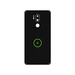 MAHOOT Minimal Power Button Cover Sticker for LG G7 PLUS THINQ