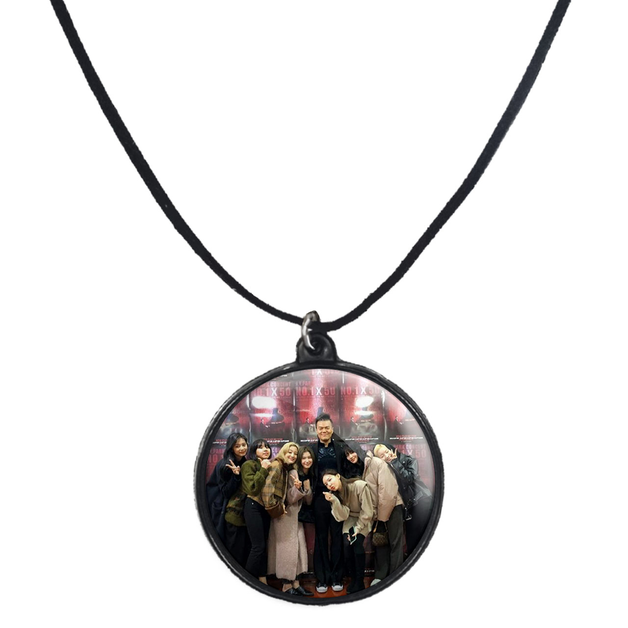 گردنبند پرمانه طرح تو ایس کد pmb.19683 مدل دو طرفه