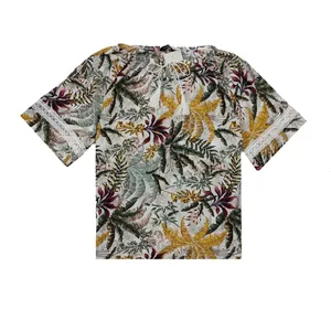 بلوز زنانه ال سی وایکیکی مدل نخی هاوایی