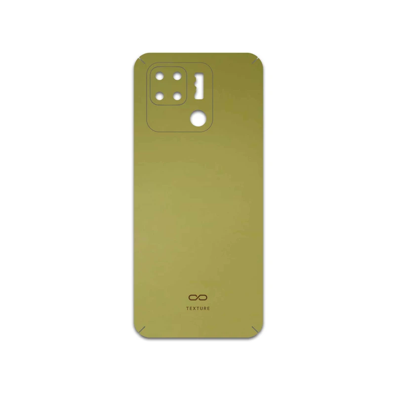 برچسب پوششی ماهوت مدل Matte-Gold مناسب برای گوشی موبایل شیائومی Redmi 10C