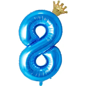 بادکنک فویلی لاکی بالونز مدل عدد 8