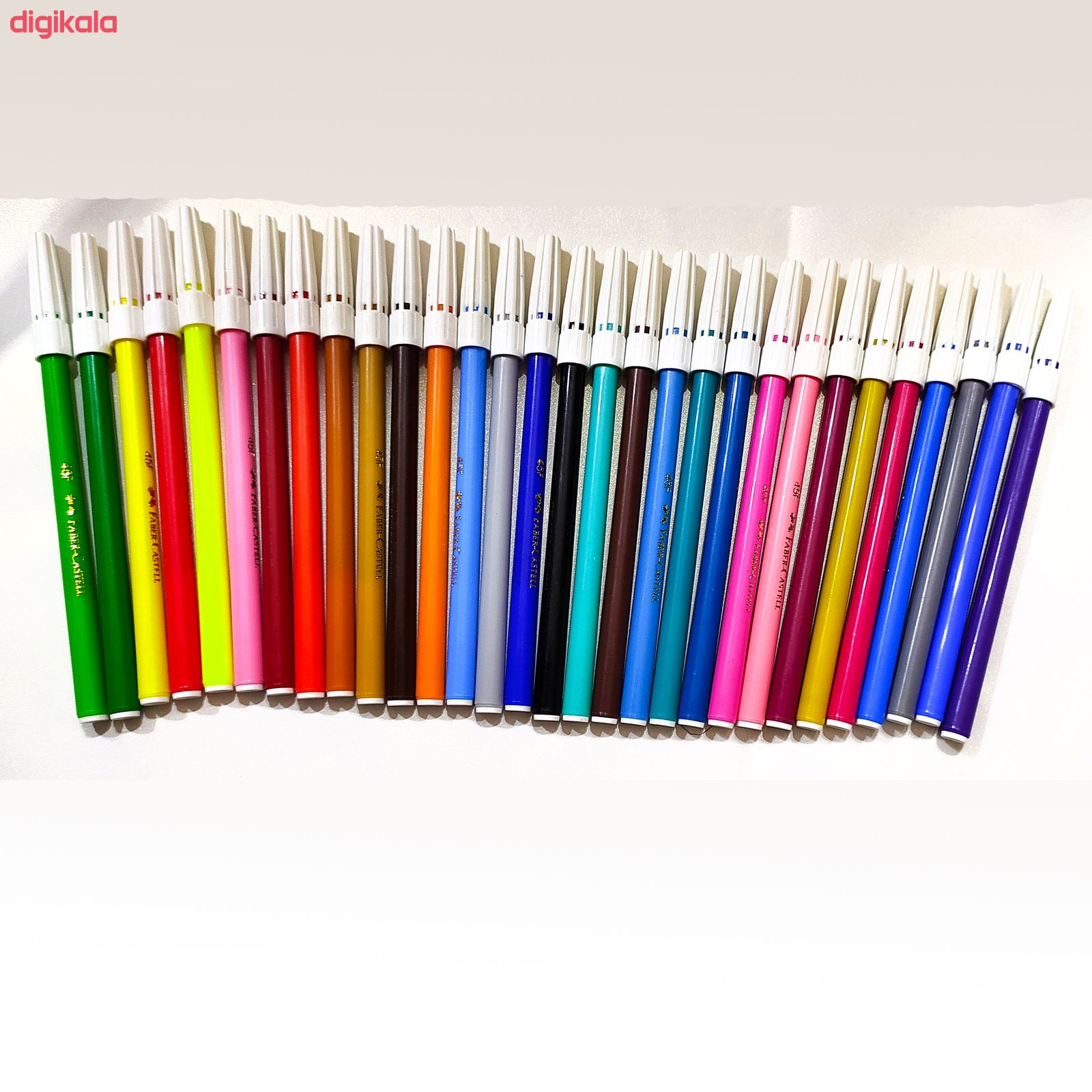 ماژیک رنگ آمیزی 30 رنگ فابرکاستل مدل rainbow کد 45F main 1 1