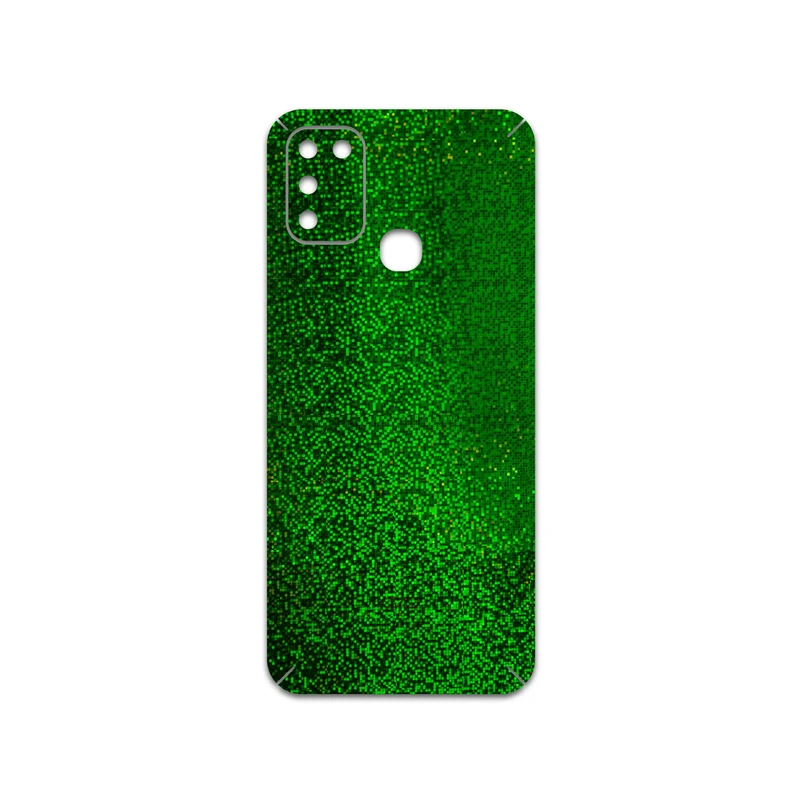 برچسب پوششی ماهوت مدل Green-Holographic مناسب برای گوشی موبایل اینفینیکس Hot 11 Play
