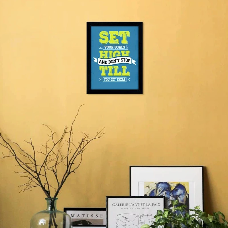 تابلو مدل دکوراتیو طرح انگیزشی انتخاب اهداف بزرگ