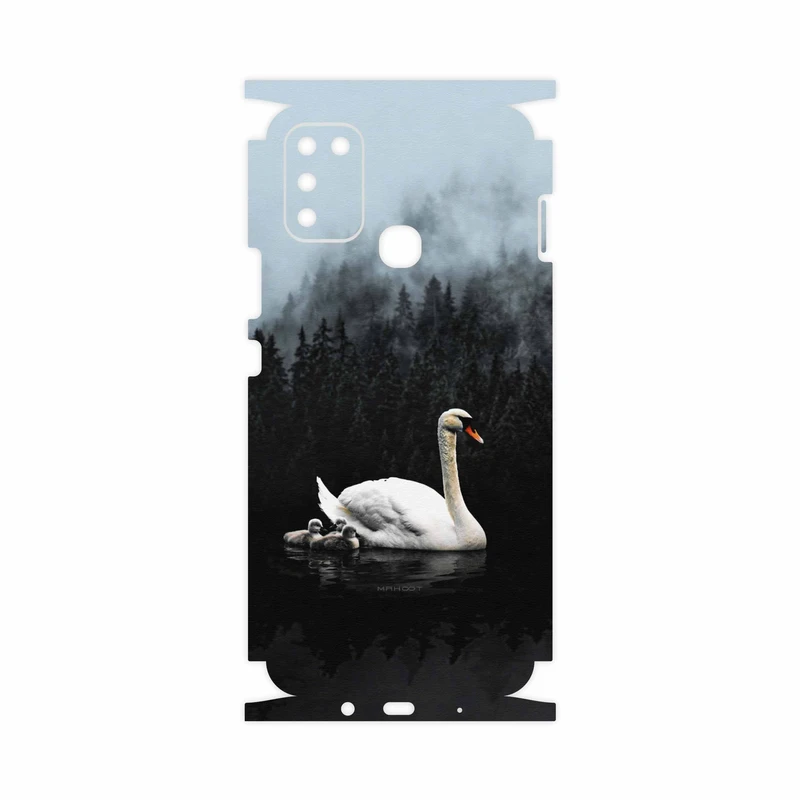برچسب پوششی ماهوت مدل Swan-Lake-FullSkin مناسب برای گوشی موبایل اینفینیکس Hot 10 Play