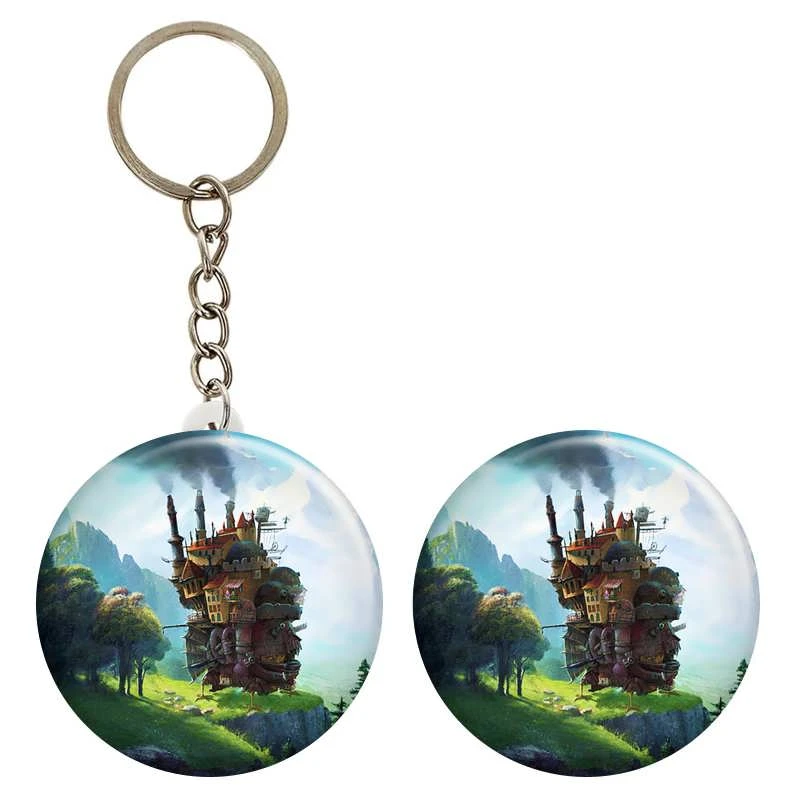 پیکسل گالری باجو طرح انیمه قلعه متحرک هاول کد howl moving castle 92 به همراه جاکلیدی