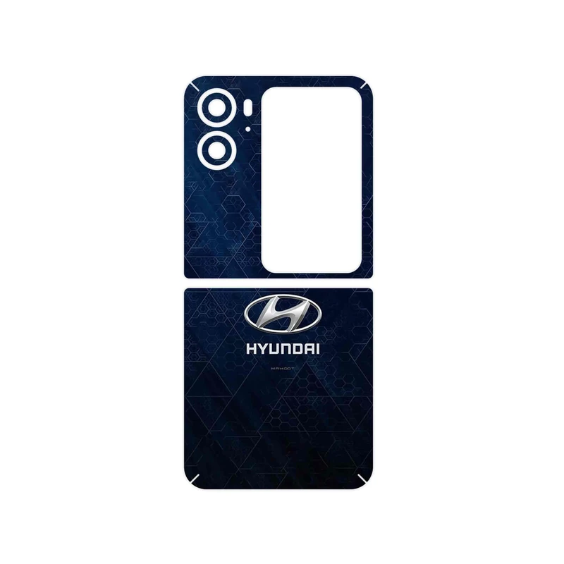 برچسب پوششی ماهوت مدل Hyundai_Logo مناسب برای گوشی موبایل اپو Find N2 Flip