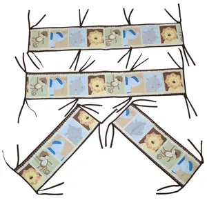 محافظ دور تخت کودک مدل Jungle Animals کد 2021 مجموعه 4 عددی