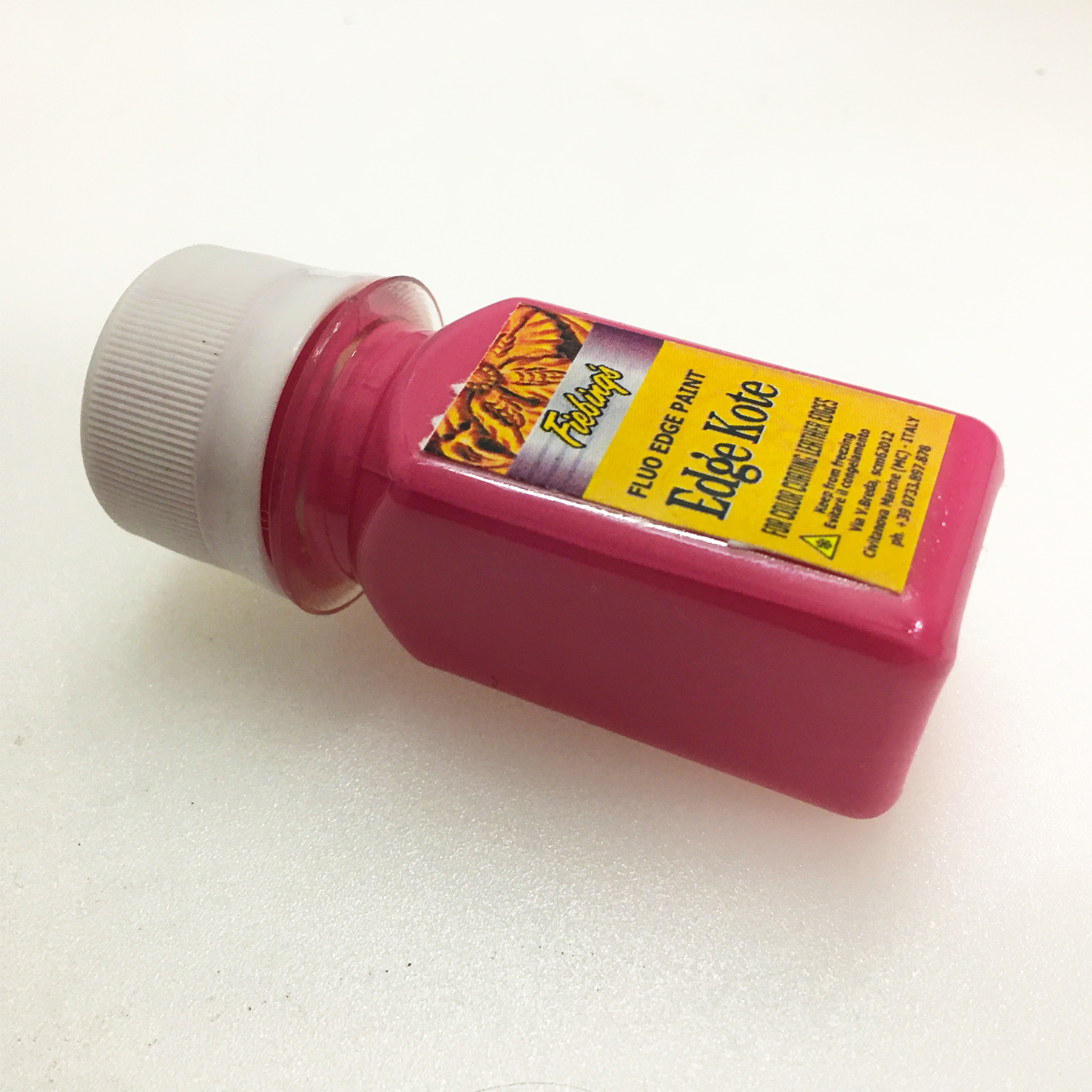 رنگ صورتی لبه چرم ادج کوت مدل EK-pink-20 حجم 30 میلی لیتر