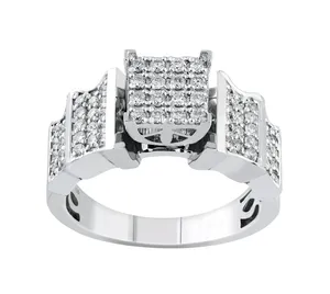 انگشتر طلا 18 عیار زنانه جواهری سروری مدل 10623