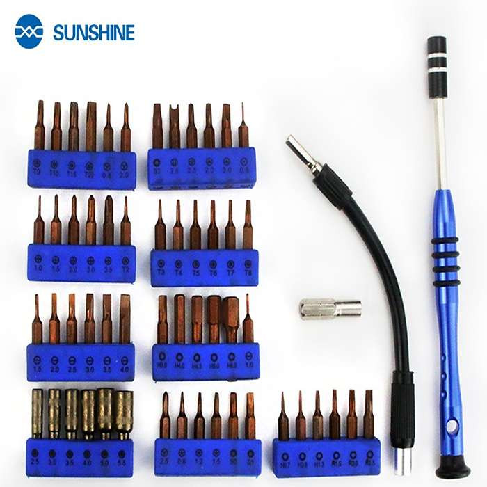 پیچ گوشتی سانشاین مدل SS-5117 مجموعه 58 عددی