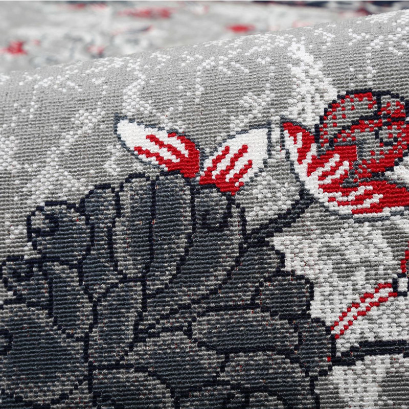 گلیم ماشینی دنیای فرش مدل گلریز کد 30 گلیم ماشینی دنیای فرش مدل گلریز کد 30