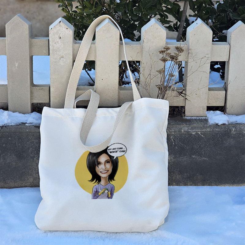 ساک خرید خندالو مدل مونیکا سریال فرندز کد 7937