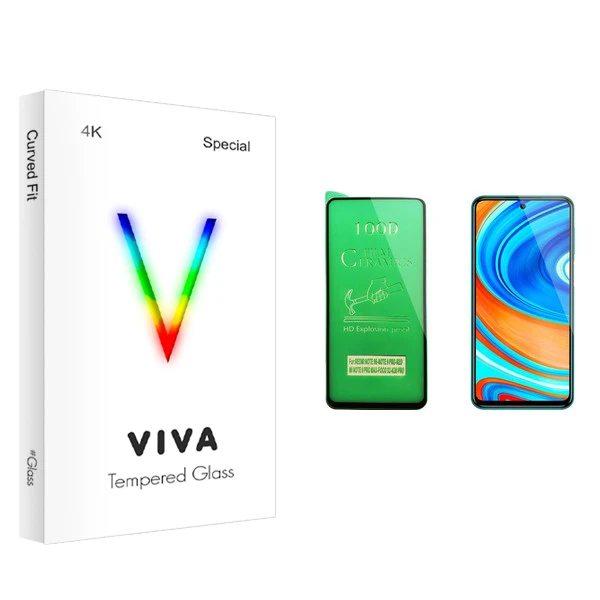 محافظ صفحه نمایش سرامیکی ویوا مدل 4K مناسب برای گوشی موبایل شیائومی Redmi Note 9 Pro
