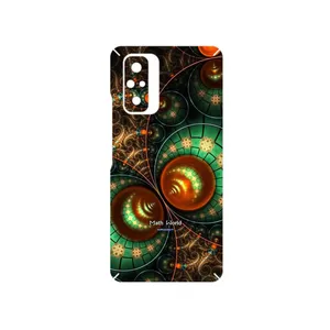 MAHOOT Mathematical Geometric Shape 3 Cover Sticker for Xiaomi Redmi Note 10 Pro Max
