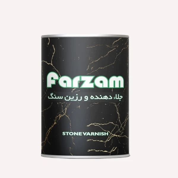  رزین سنگ براق فرزام کد 604 حجم 1 لیتر