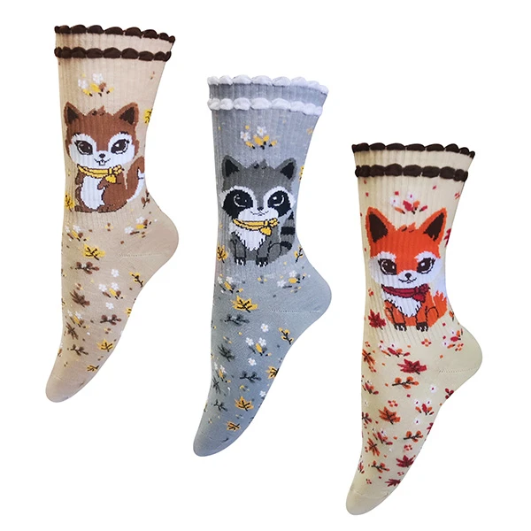 جوراب ساق بلند زنانه تن پوش هنگامه مدل کش اسپرت پاییزی بسته 3 عددی