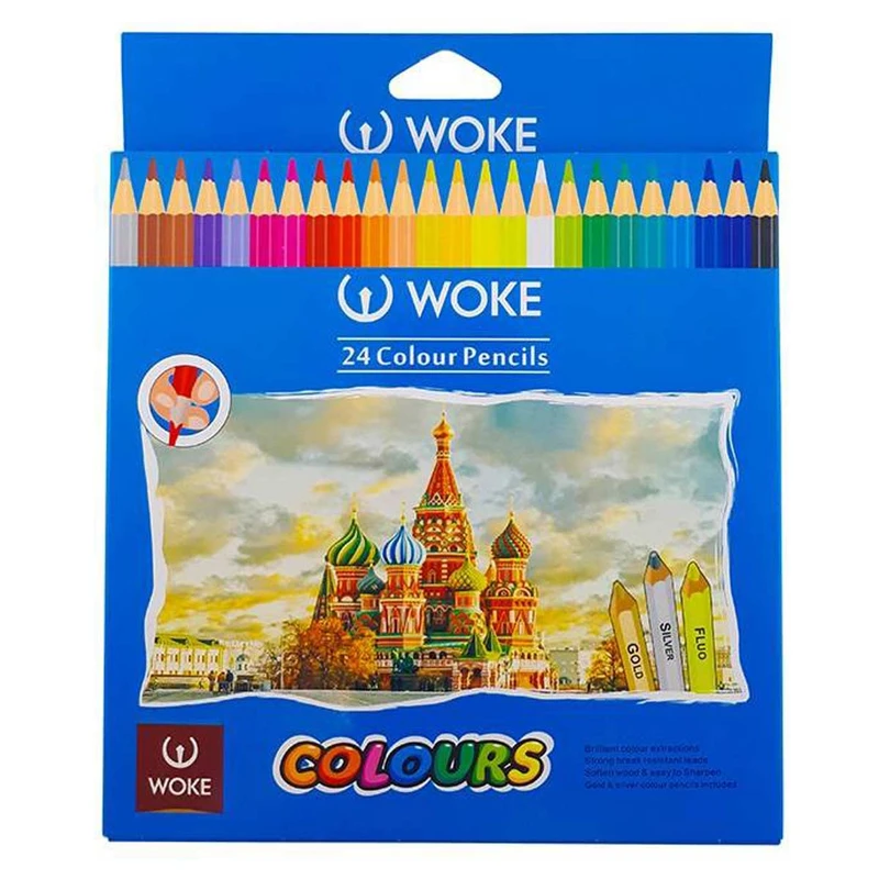 مداد رنگی 24 رنگ وک طرح Castle Of St.Basil کد 24-9403