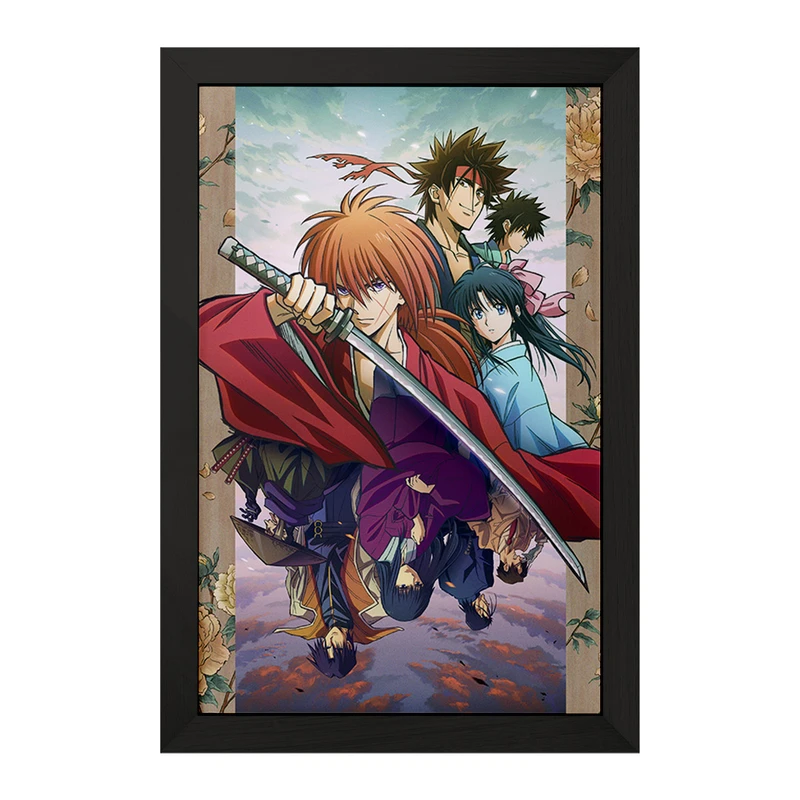 تابلو خندالو مدل انیمه رورونی کنشین کد 34904