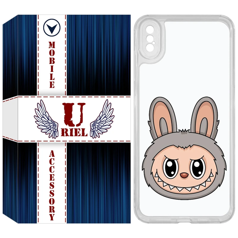 کاور یوریل مدل Clear کد 114 طرح لبوبو مناسب برای گوشی موبایل اپل iPhone XS Max