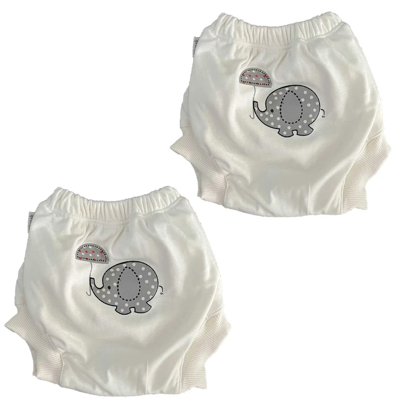 شورت آموزشی کودک تیک مک مدل فیل مجموعه دو عددی