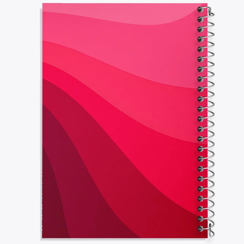 دفتر ژورنال نویسی 50 برگ خندالو مدل نقطه ای طرح تنالیته رنگ قرمز کد N5971