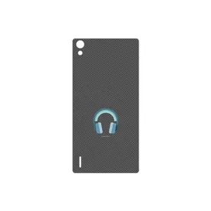 MAHOOT Minimal Headphone Icon Cover Sticker for Huawei Ascend P7