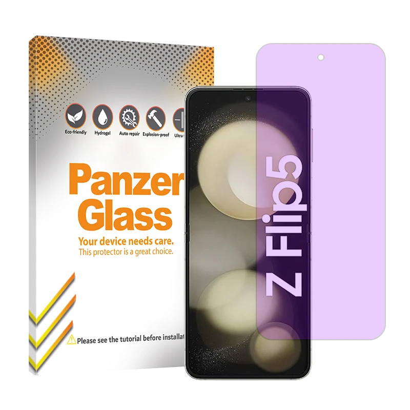 محافظ صفحه نمایش ضداشعه بنفش پنزر گلس مدل Resistant مناسب برای گوشی موبایل سامسونگ Galaxy Z Flip5