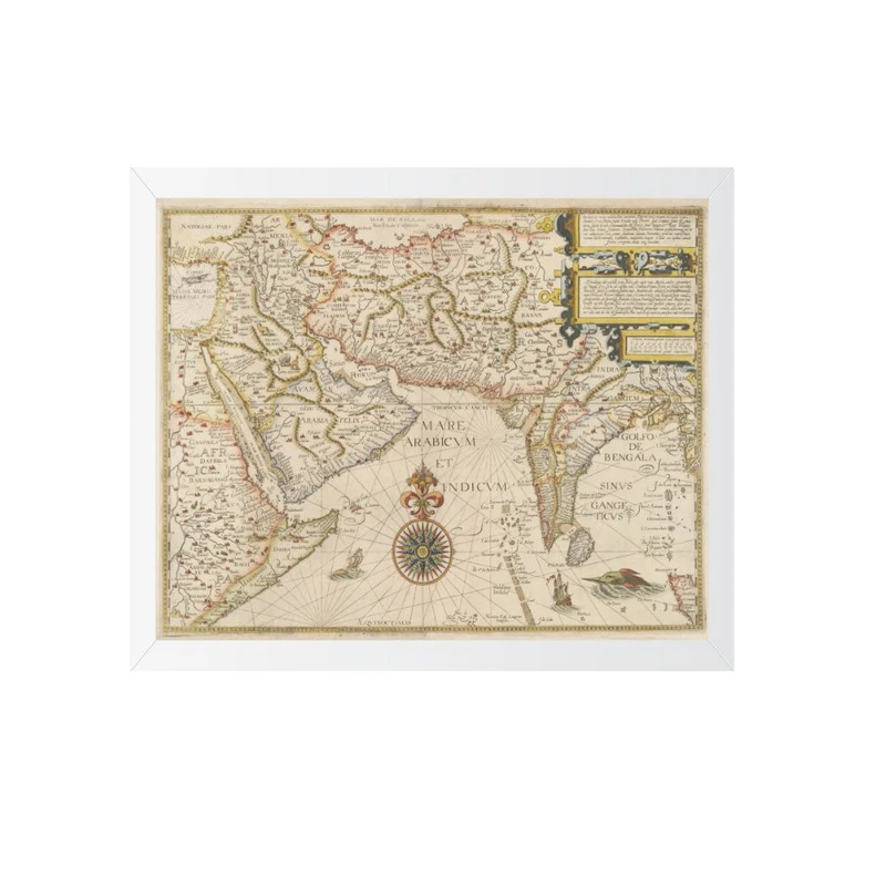 تابلو مدل نقشه اقیانوس هند