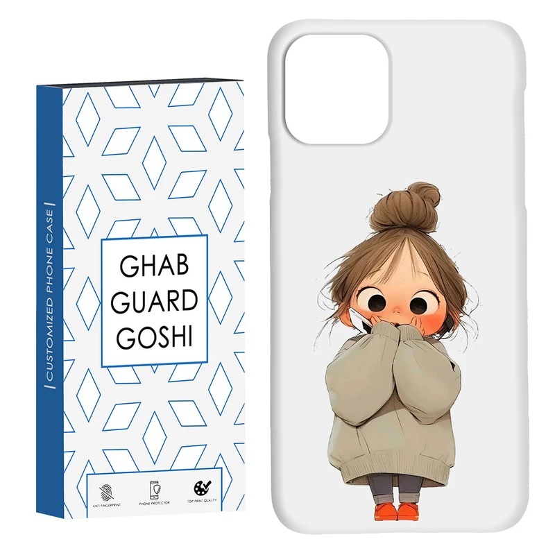 کاور قاب گارد گوشی طرح دختر ملوس کد Dimo-957 مناسب برای گوشی موبایل اپل  IPHONE 11 PRO MAX