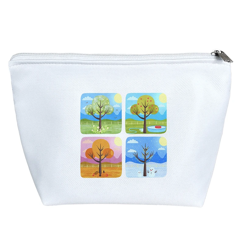 کیف لوازم آرایش دخترانه خندالو مدل فصل ها کد H615