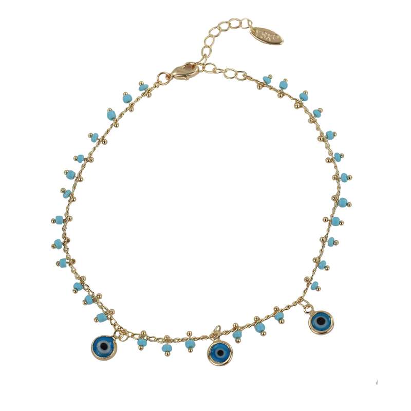 پابند زنانه وای اس ایکس مدل چشم نظر کد M113