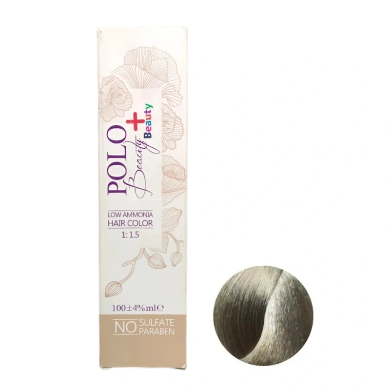 رنگ مو پلو بیوتی شماره 8.1 حجم 100 میلی لیتر رنگ بلوند دودی روشن