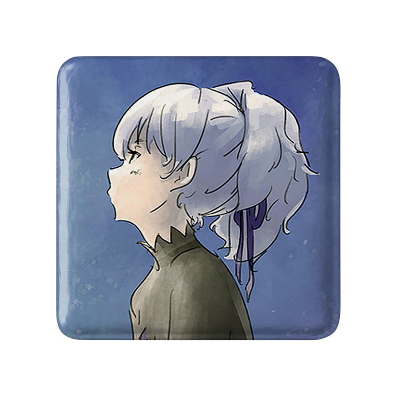 مگنت خندالو طرح یین انیمه تاریک تر از سیاهی Darker Than Black  مدل مربعی کد 22559